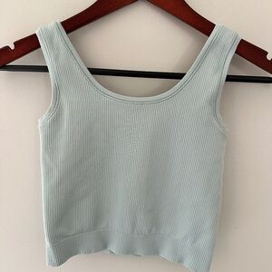 Athleta Girl Ribbed Scoop Crop Tank